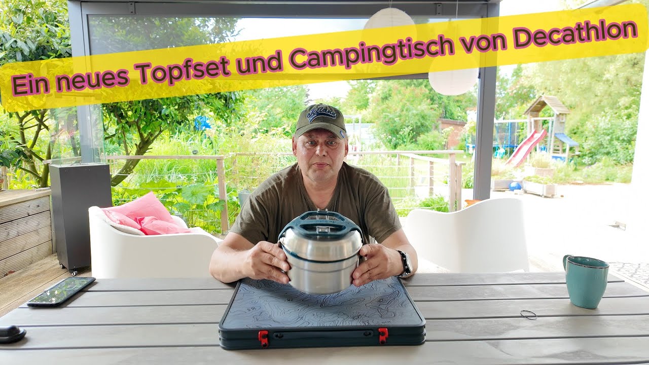 Neues Topf-Set und Campingtisch von Decathlon