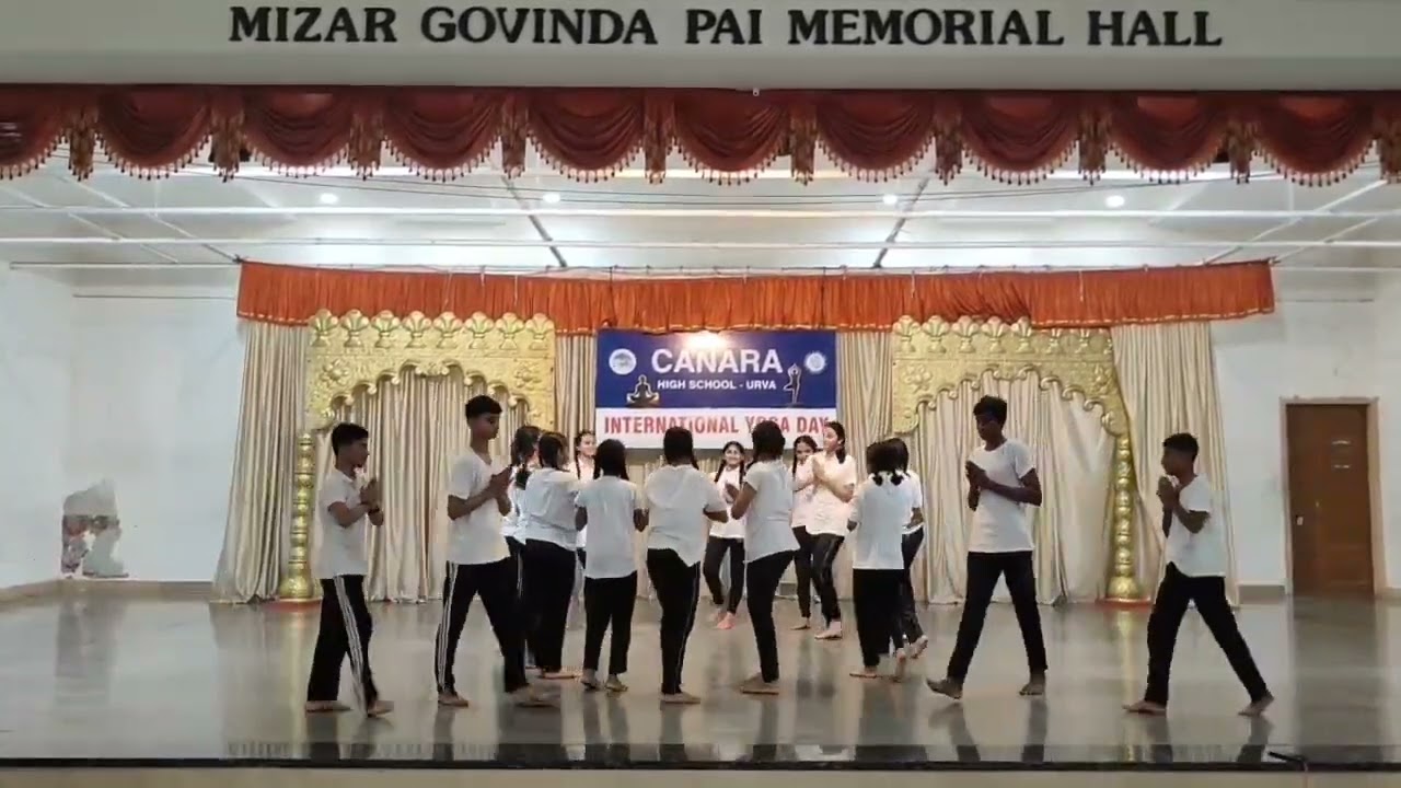 7. Yoga day comp-2025. Canara High school Urva. Manglore