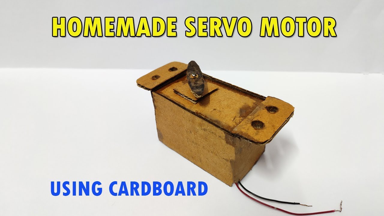 How To Make A Servo Geard Motor | Using Cardboard | In Hindi