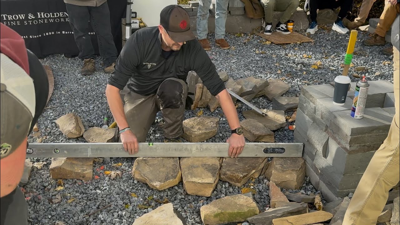 How To Dry Stack Natural Stone PT 1