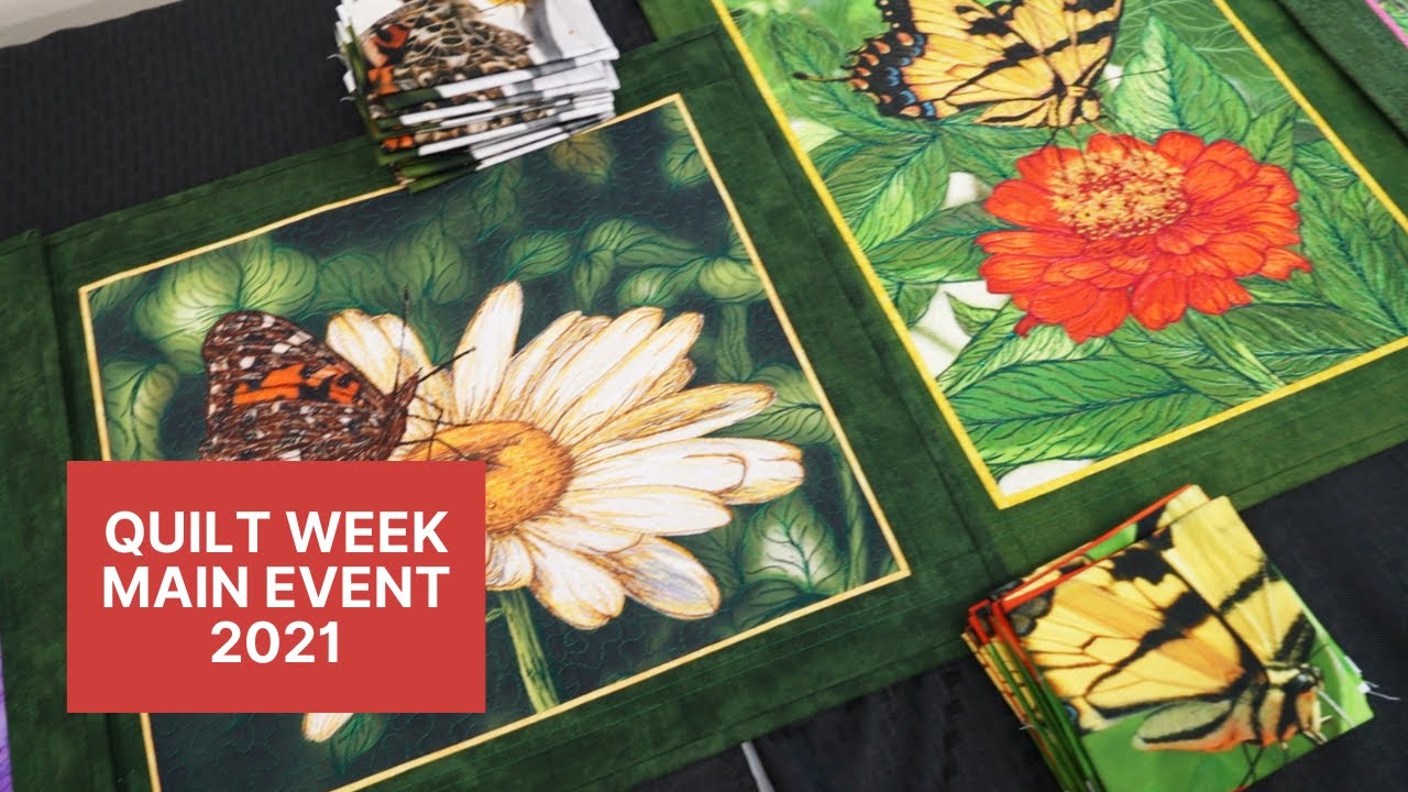 Quilt Week 2021 Main Event With Joyce Hughes, Thread Paiting With Your Sewing Machine