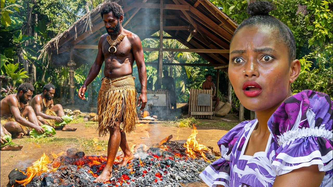 The Pacific Men That walks on Fire in Vanuatu 