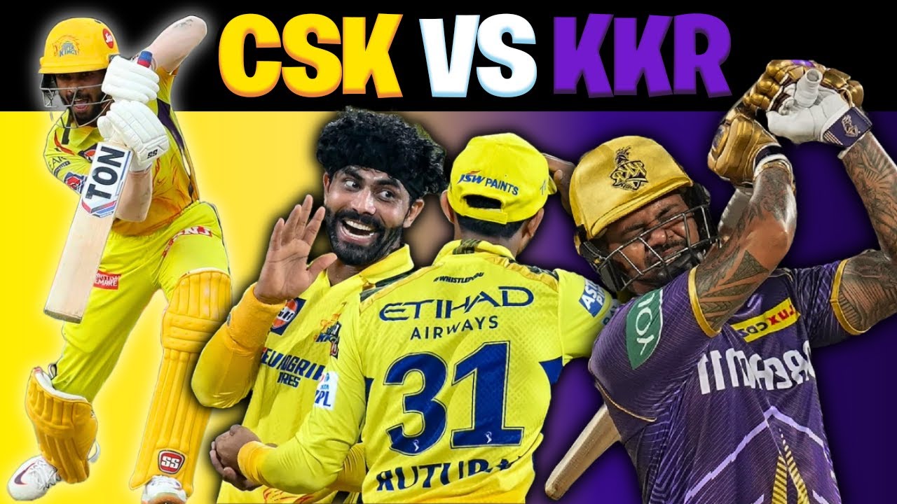 Chennai Break Kolkata's Win Streak, Jadeja Magic!! CSK vs KKR IPL 2024