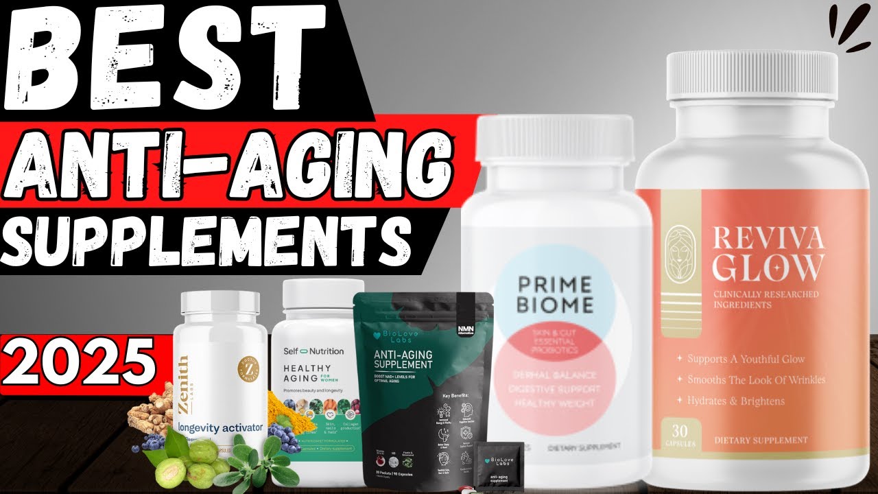 5 Best Anti-Aging Supplements for Women in 2025 &ndash; For Longevity, Skin & Cellular Health