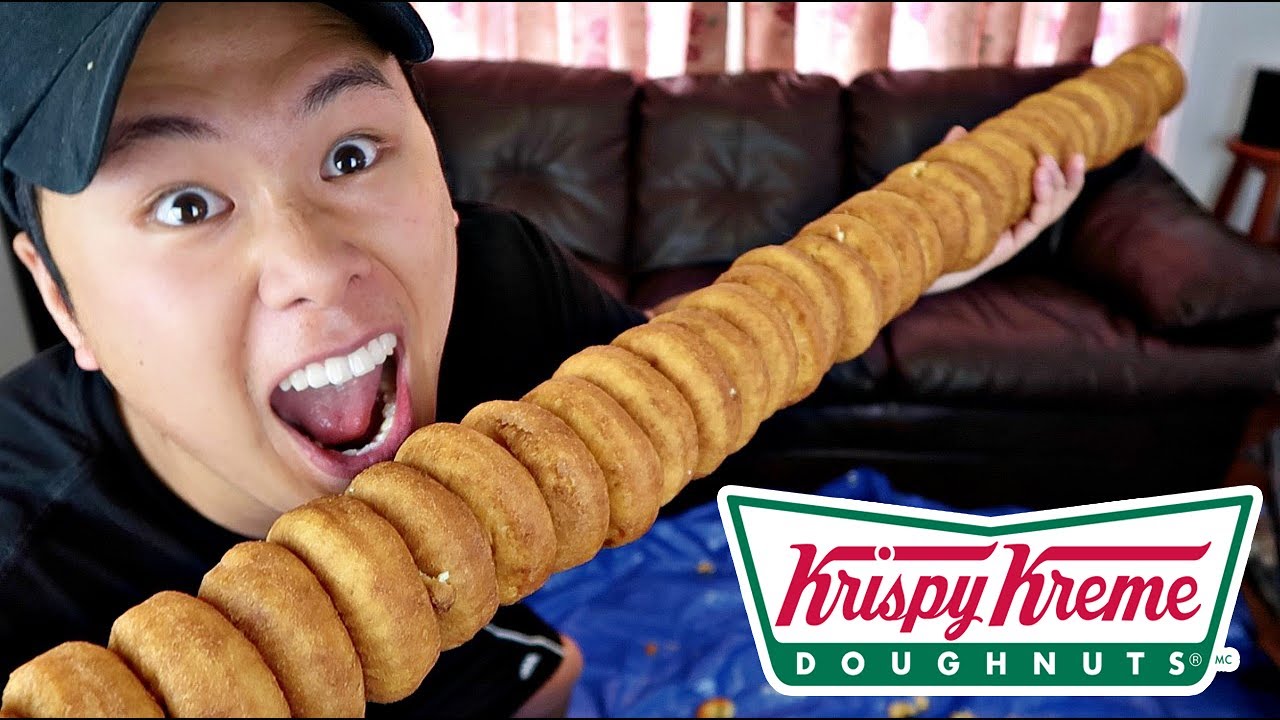 100 LAYERS OF DONUTS!!!!! (99% OF PEOPLE CAN'T DO THIS)