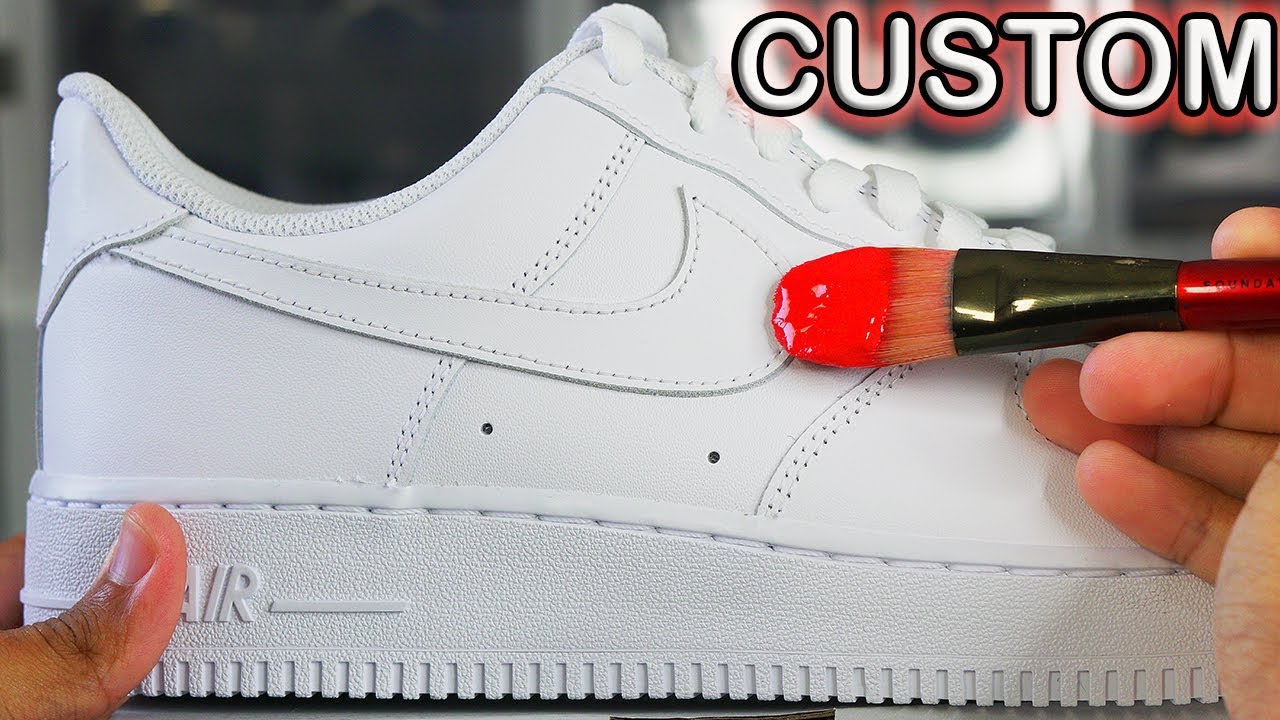 Custom AIR FORCE 1's! 🎨🎨🎨