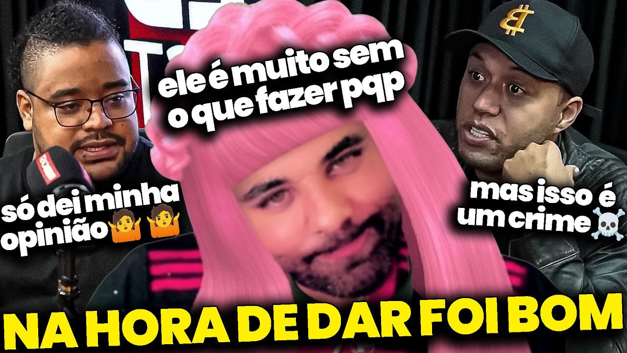 RAMSES CHORANDO no REDCAST PELO PROCESSO do PODPAH na FRENTE do VINICIN