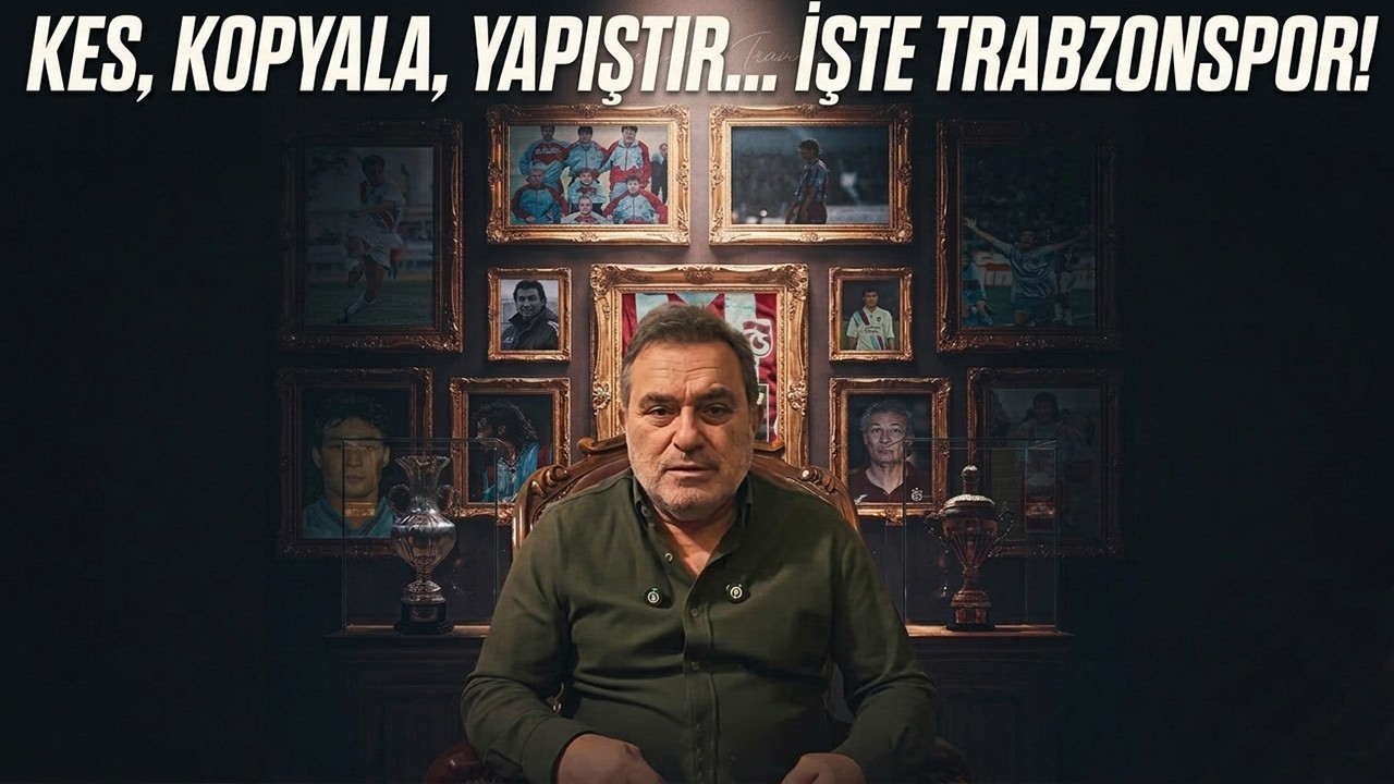 Kes, kopyala, yapıştır... İşte Trabzonspor!