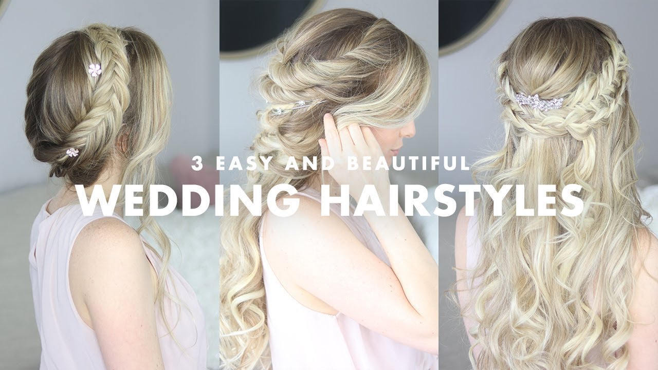 3 Beautiful Wedding Hairstyles