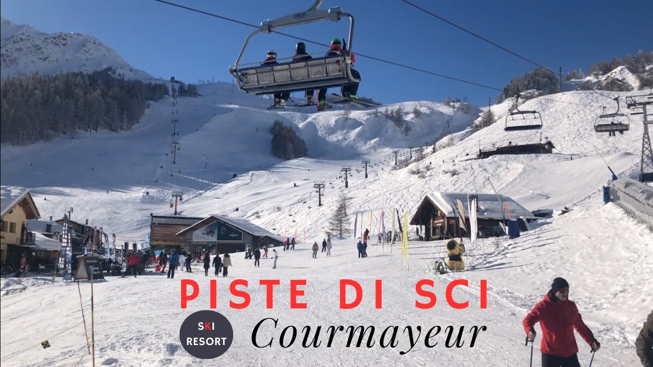 PISTE DI SCI COURMAYEUR - Il piacere di sciare con vista sul MONTE BIANCO