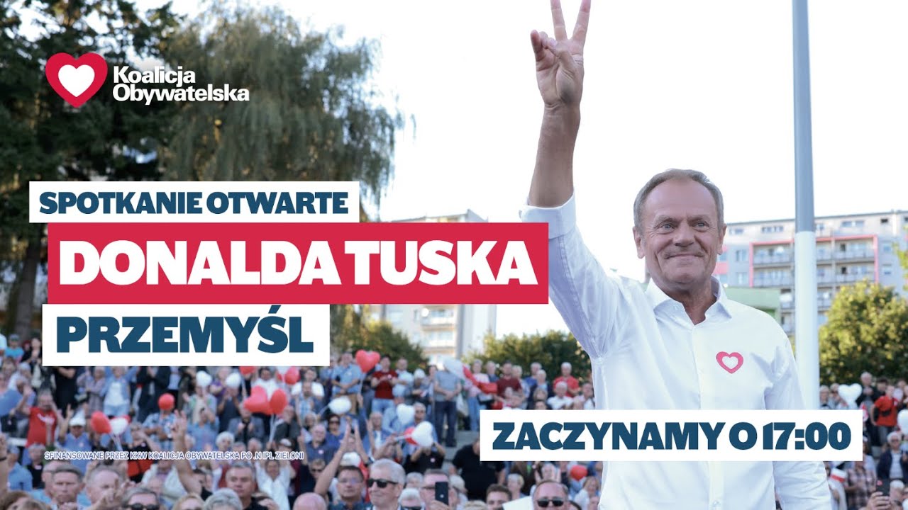 Donald Tusk - Spotkanie otwarte, Przemyśl, 6.10.2023