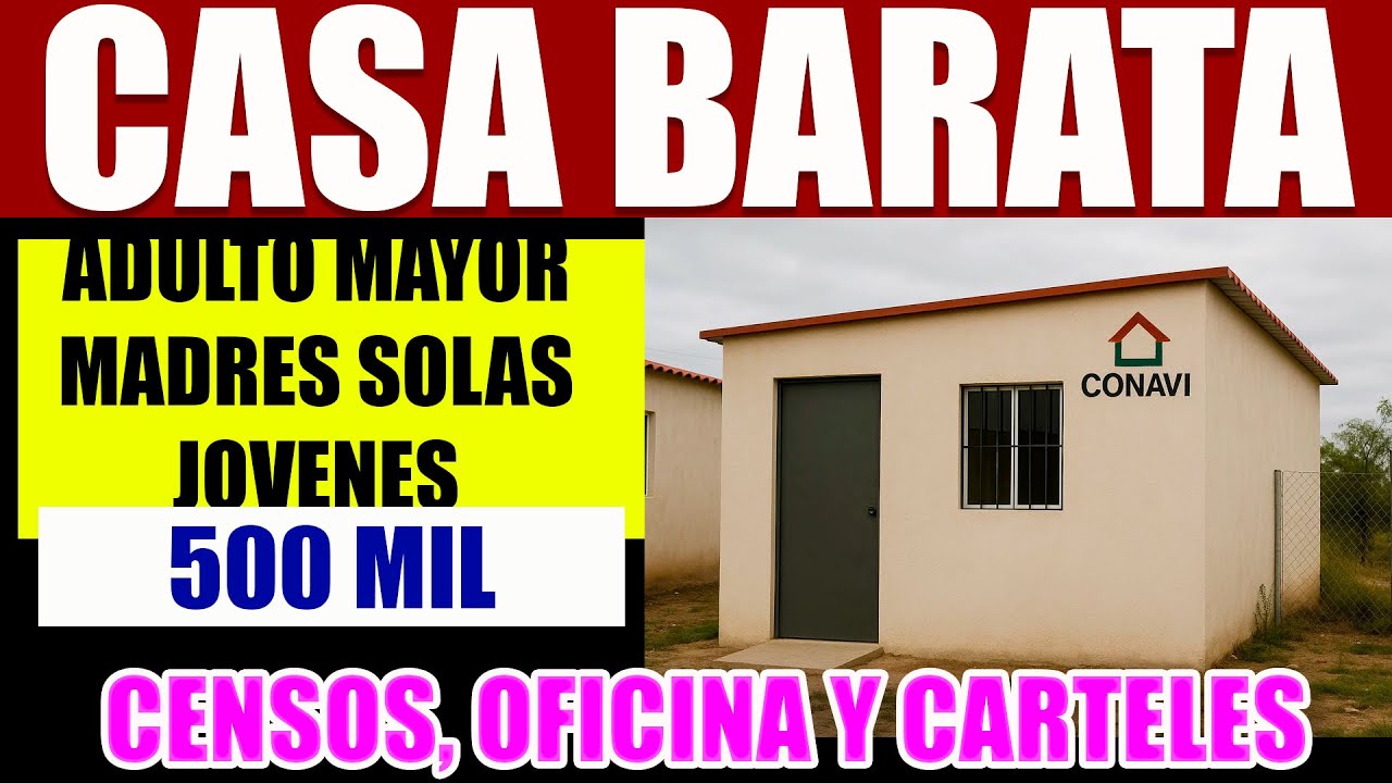 🏠 ¡Casas del Bienestar a Bajo Costo! 💥 Para Adultos Mayores, Mujeres y Jóvenes | Postúlate YA