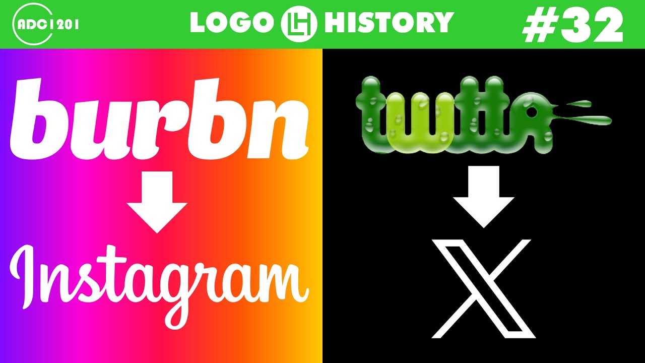 Logo History #32: Instagram and X (Social Media Platform)
