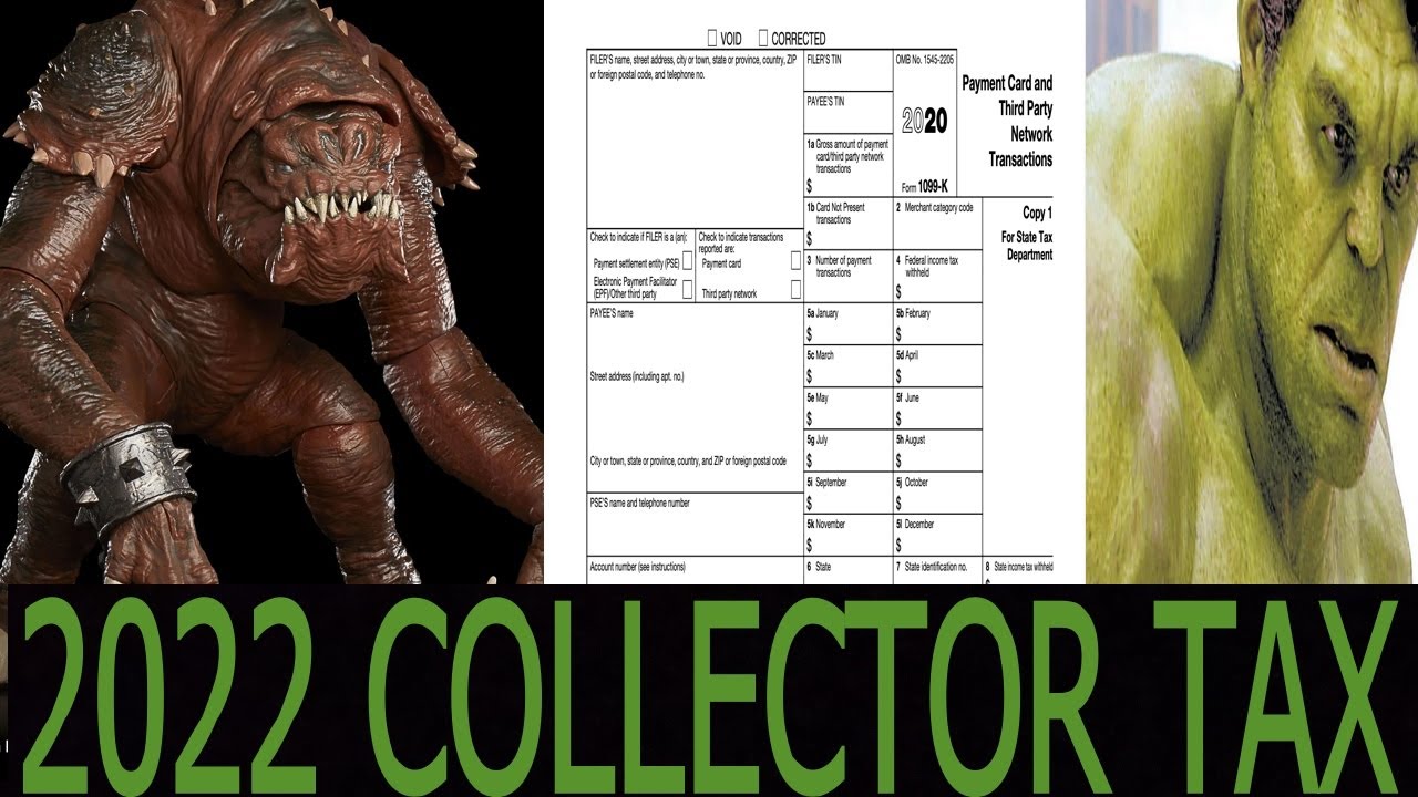 NEW 2022 TAX REPORTING OF 1099k BY EBAY PAYPAL OR ANY ONLINE PAYMENT PROCESSOR