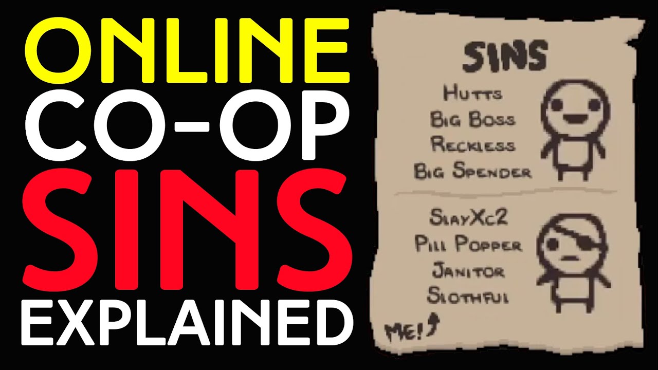 All 21 Online Co-op Sins In Repentance+ Explained!