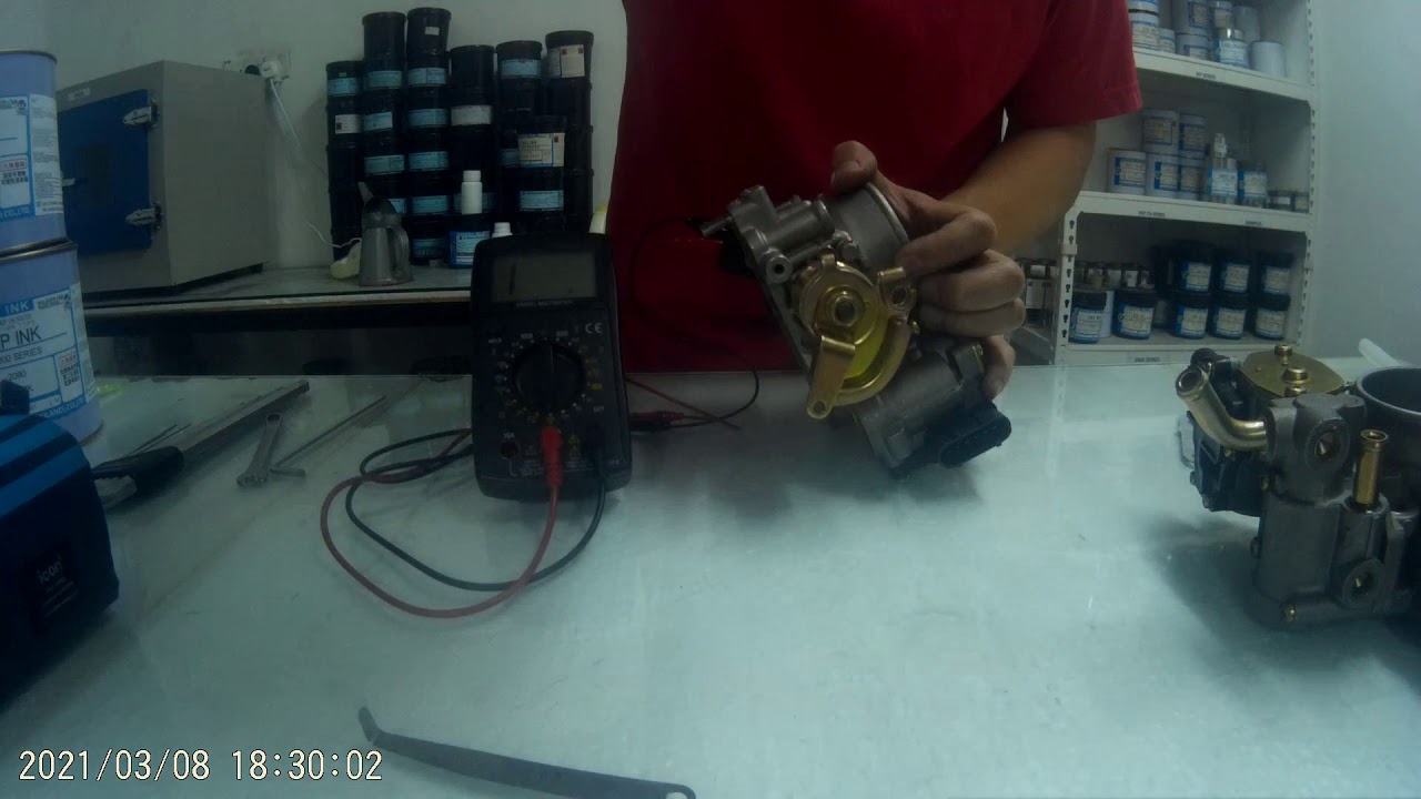 16.  Proton mmc tps 4pins setting idle switch on & off on throttle body sohc