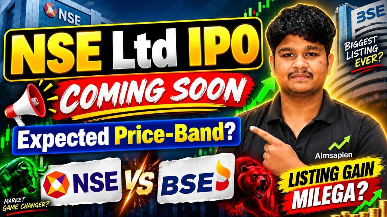 NSE ltd ke IPO mai listing gain milega kya? | Expected Price-Band? | NSE vs BSE | Aimsapien 