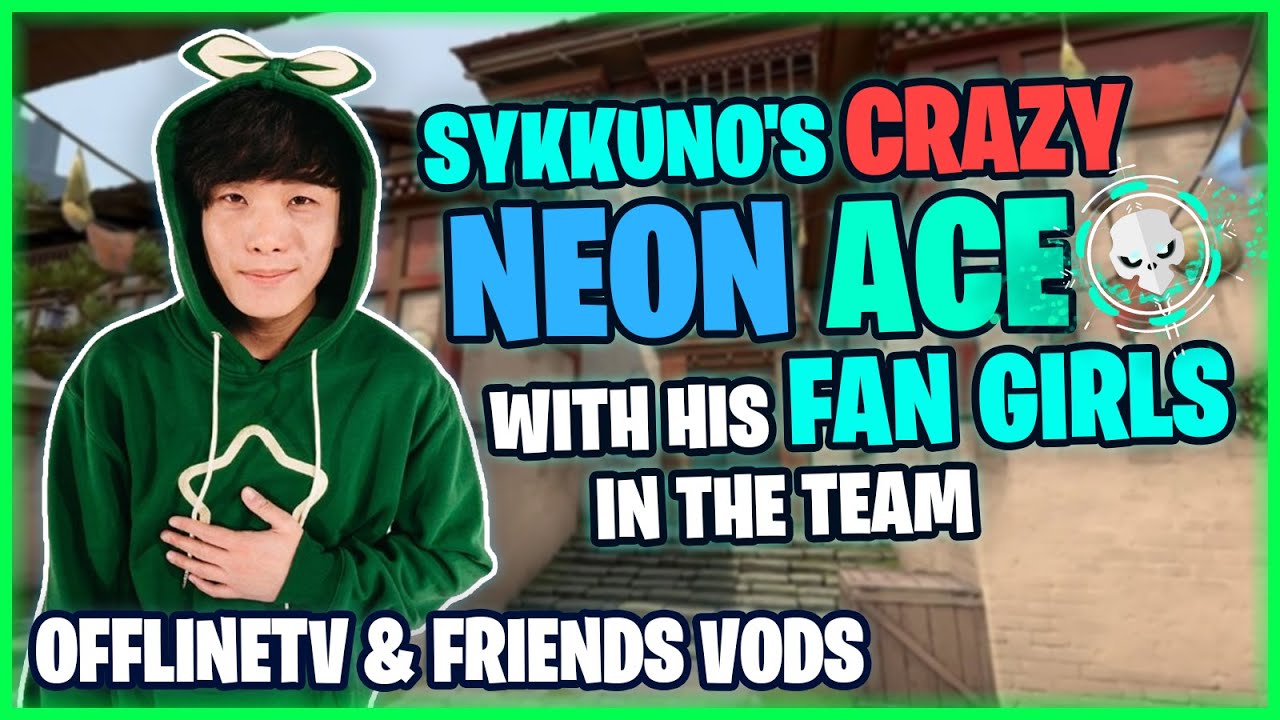 Sykkuno's Crazy Neon ACE with his FAN GIRLS in the TEAM
