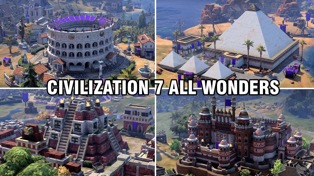 CIVILIZATION 7: ВСЕ ЧУДЕСА (4K)