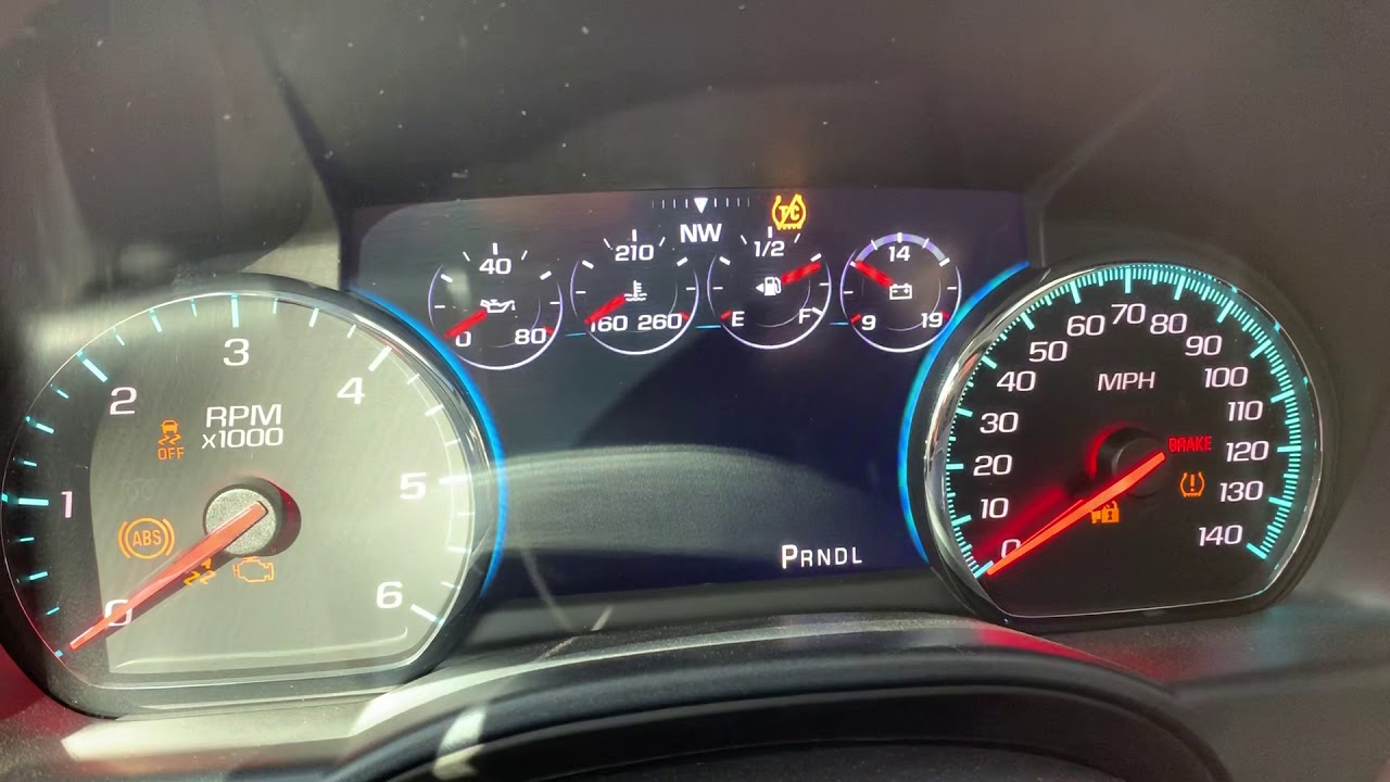 GMC 2018 Sierra Denali cluster 8” modes Standard, Technology, Media, Nav