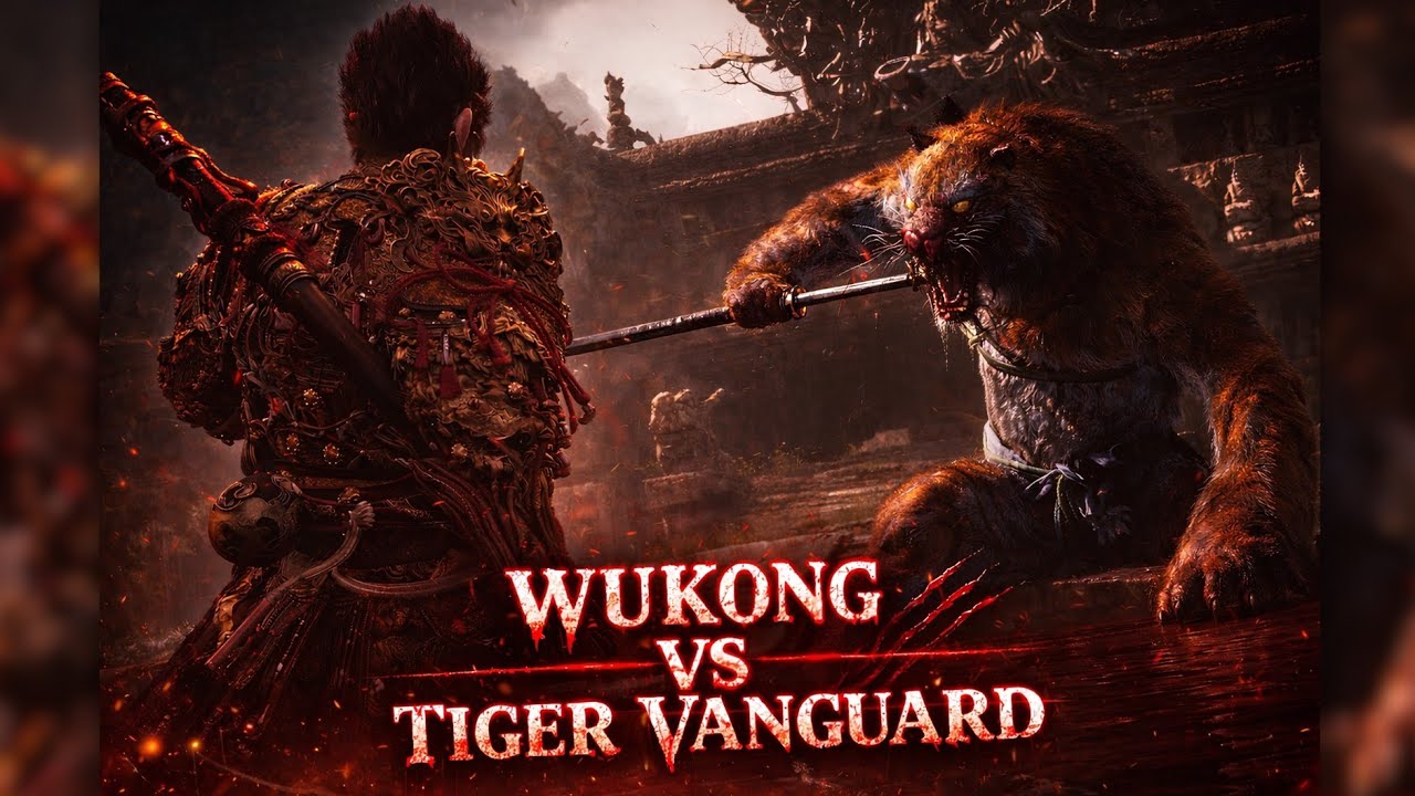 HOW TO DEFEAT TIGER VANGUARD - MAX DIFFICULTLY | BLACK MYTH WUKONG | PS5-4k60fps 