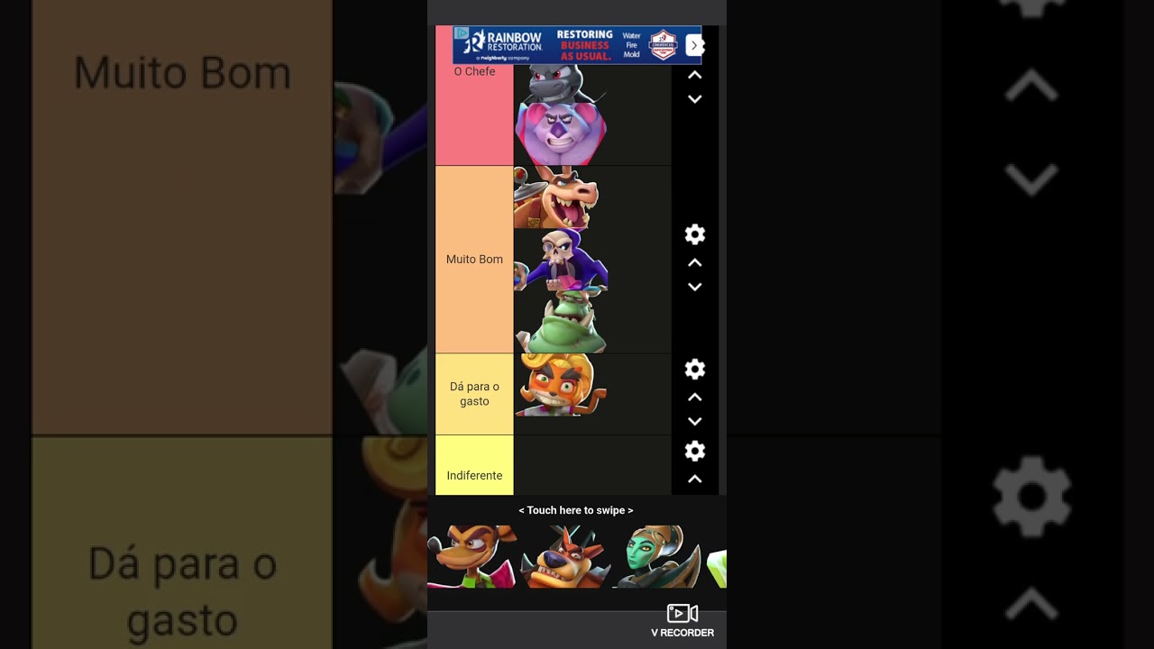 Crash On The Run Boss Theme Tier List!!!