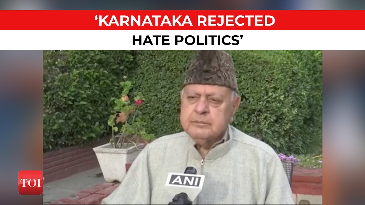 Farooq Abdullah: Voters reject hate politics, Rahul Gandhi's Bharat Jodo Yatra pays off in Karnataka
