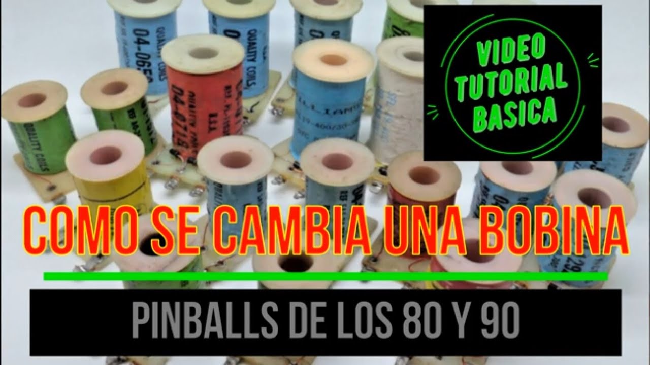 #20-TB Como se Cambia una Bobina #pinball