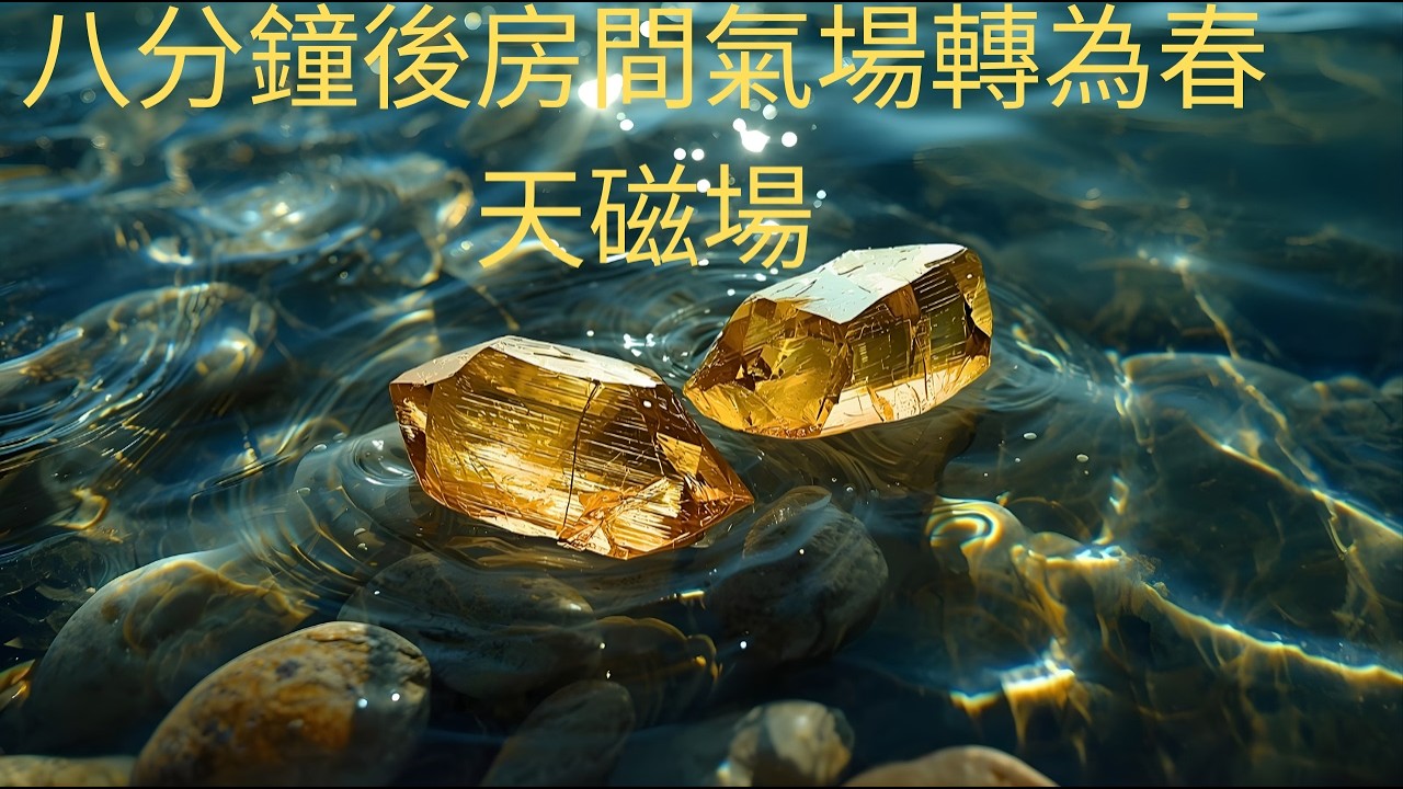 本音頻注入極強淨化能量，八分鐘後房間氣場轉為春天磁場【⚠️注意：播放後靈氣場全面升級 100%靈驗 】所有阻礙瞬間清除 只剩欣欣向荣，吸引力法則 能量音樂 好運音樂