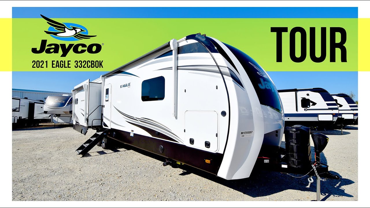 2021 Jayco Eagle 332CBOK Rear Kitchen Travel Trailer Camper at Southern RV Dealership McDonough, GA