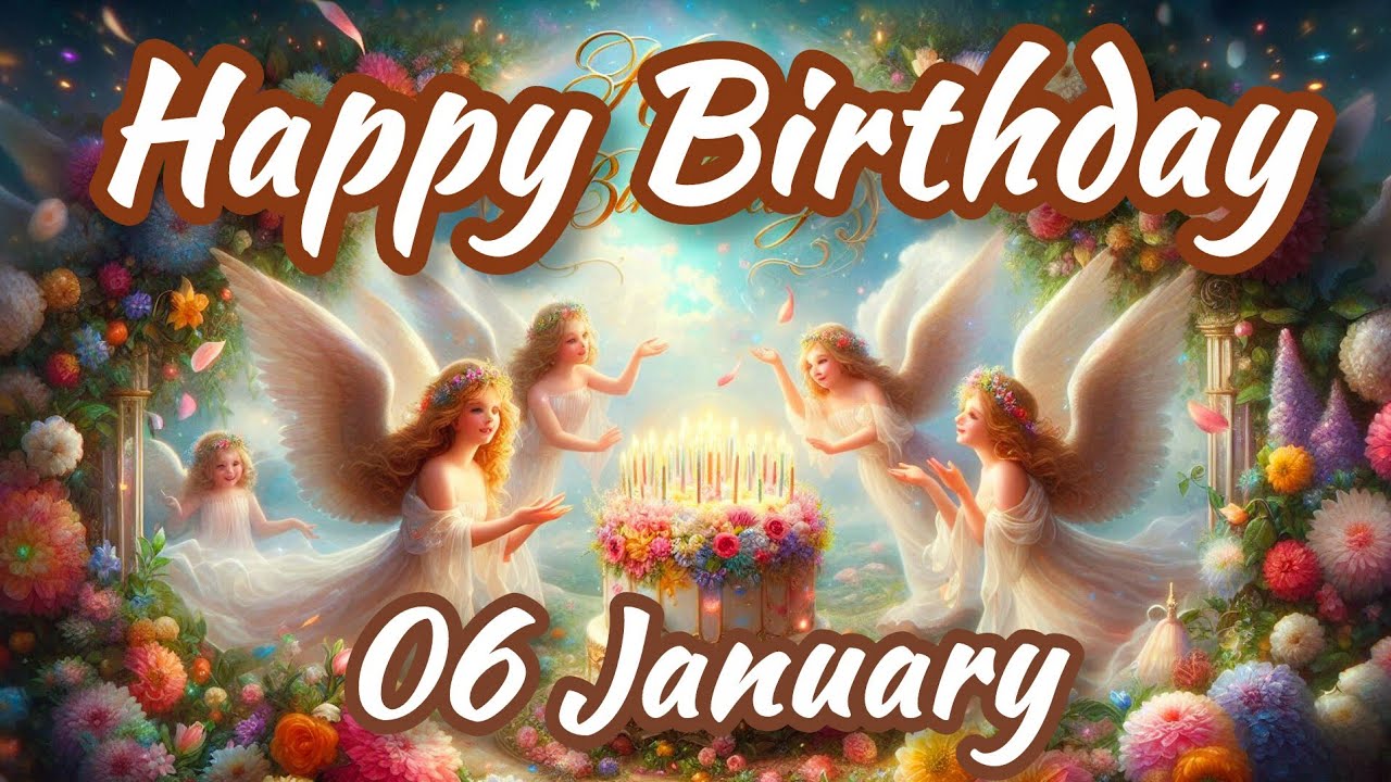 Поздравления с днем ​​рождения 6 января 🎉💖🌲 | Песня &laquo;С днем ​​рождения&raquo; #празднованиеднярождения ...