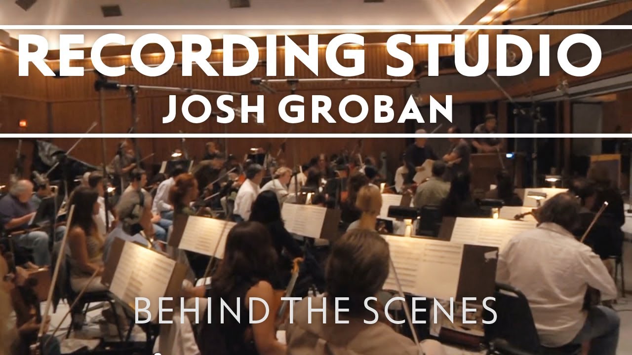 Josh Groban - Recording At Capitol Records Studio [Behind The Scenes]