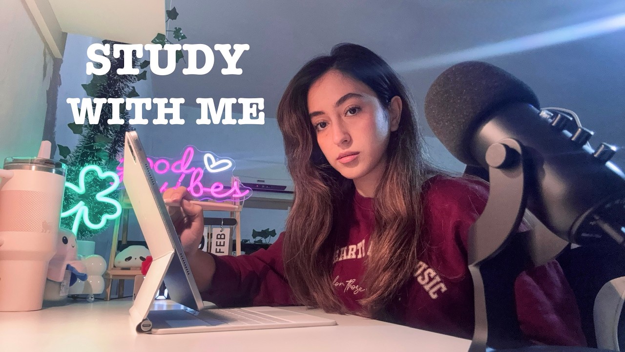 Study With Me Live Stream 4 Hours