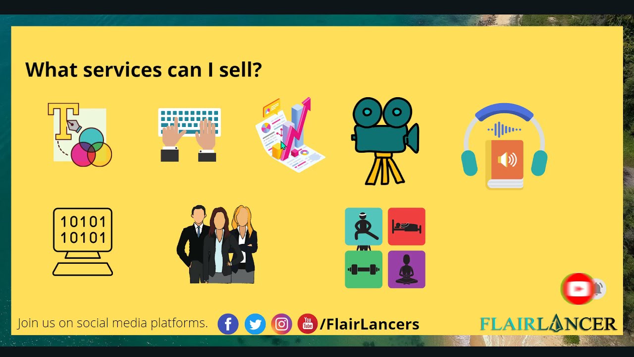 What services can you sell as a freelancer? Online Earning in Pakistan by Freelancing