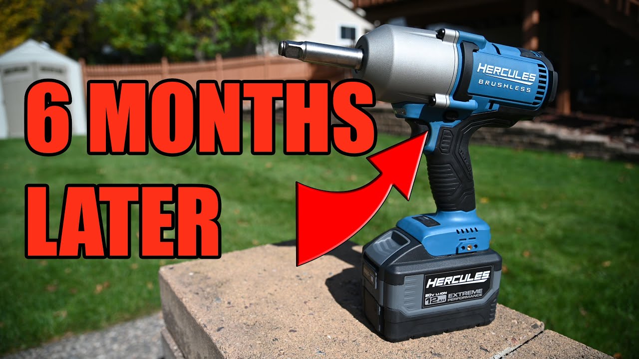 6 months later? Hercules Brushless 20V Impact Wrench Extended Anvil