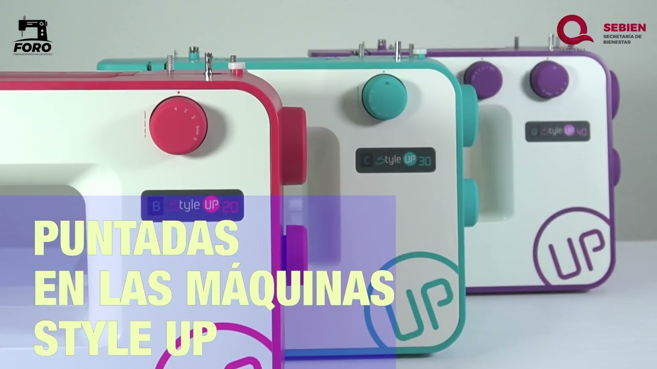 Tutorial Máquinas de Coser ALFA STYLE UP - Fortalecimiento de los Oficios de FARO QUINTANA ROO