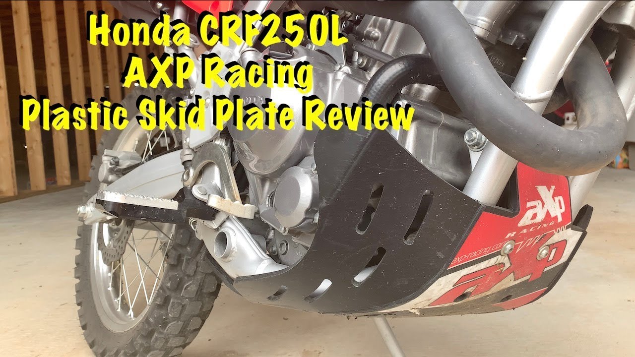 Honda CRF250L AXP Racing Plastic Skid Plate 1 year Rexiew