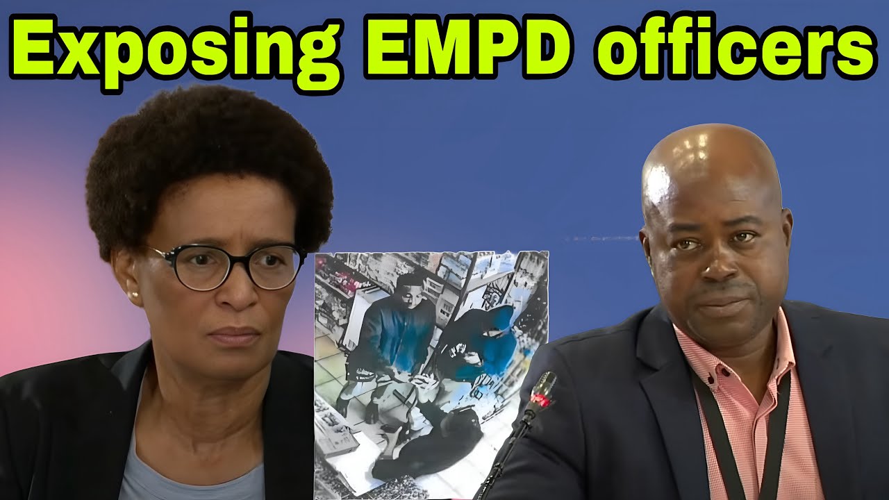 Thulani Magagula Expose EMPD officers allegedly stealing cigarettes in a shop. #madlangacommission