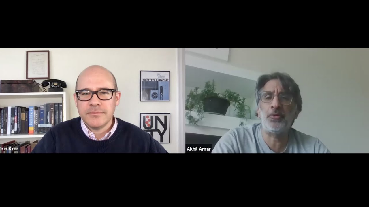 The Legal Academy with Orin Kerr, Episode 1: Akhil Amar