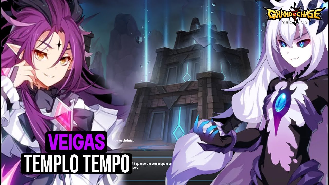 [GRAND CHASE CLASSIC] - VEIGAS TEMPLO DO TEMPO 207K 30% 3:17(SOLO- F2P)