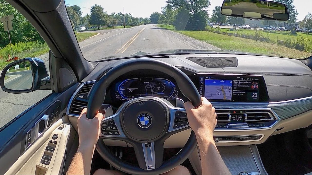 2021 BMW X5 xDrive45e - POV Test Drive (Binaural Audio)