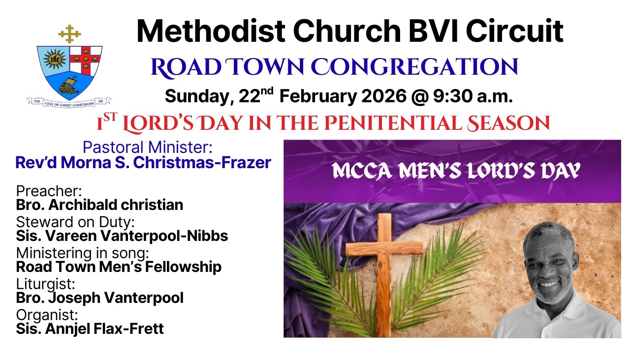 R T Methodist Church - Men's Lord's Day & 1st Lord's Day in the Penitential Season Worship Service