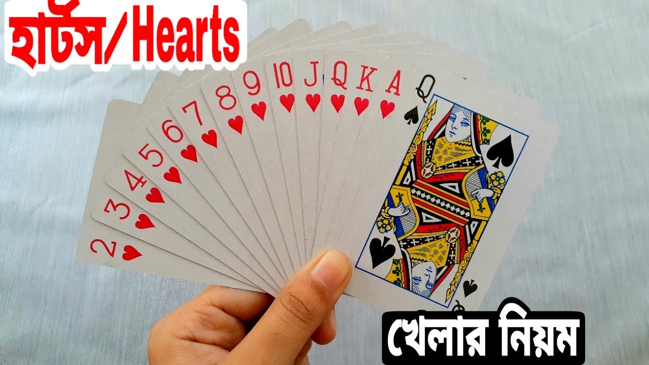 হার্টস খেলার সঠিক নিয়ম | How to play Hearts Card in Bangla | Protidin Protiniyoto