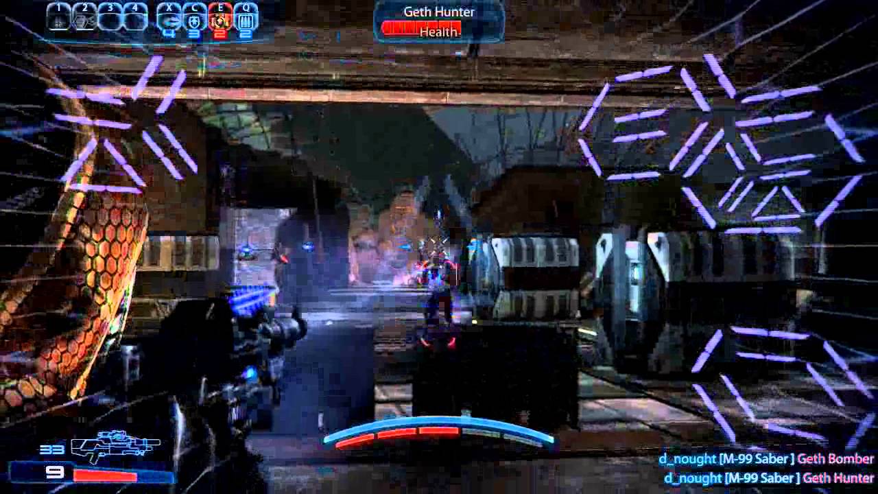 ME3 - 21:40 Saber Quarian Marksman Solo Gold, Geth/Hazard Giant