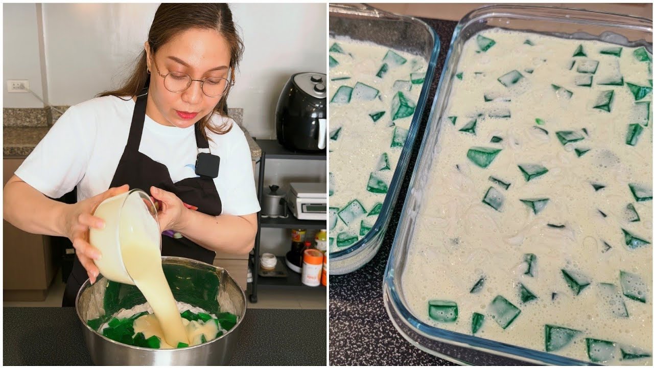 Buko pandan using buko jelly