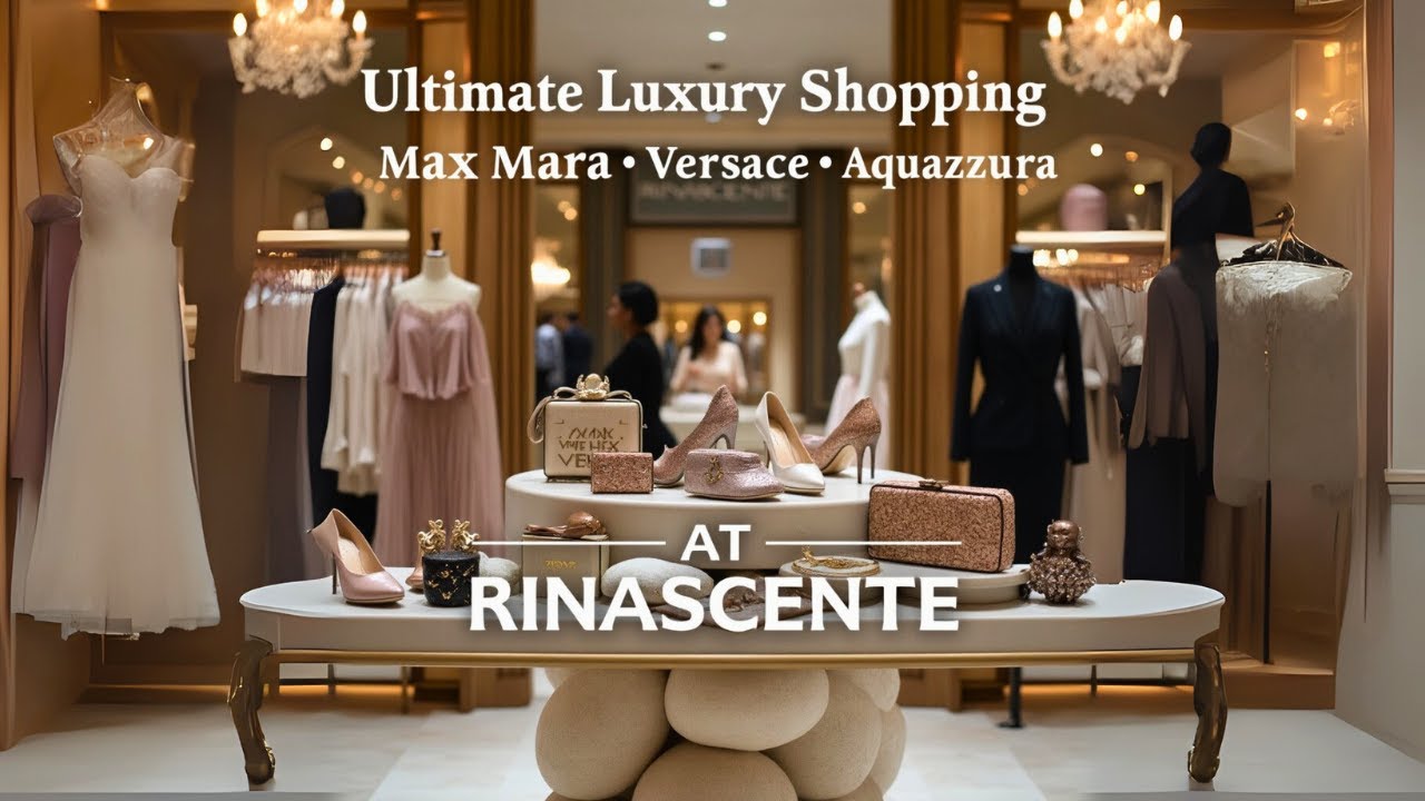 Luxury Shopping in Rinascente Milan 🛍️ | Max Mara, Versace, Aquazzura & More