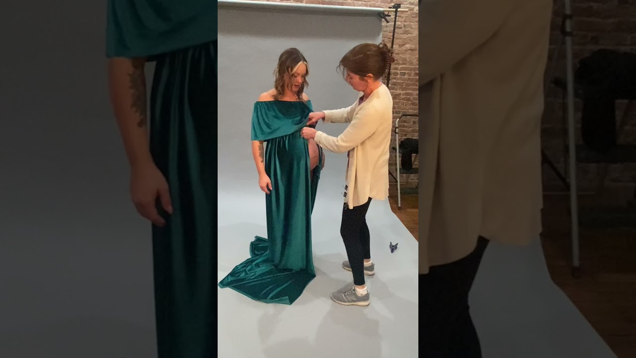 Maternity Gown for Photoshoots | Versa Gown from HomeSewn Photography Props