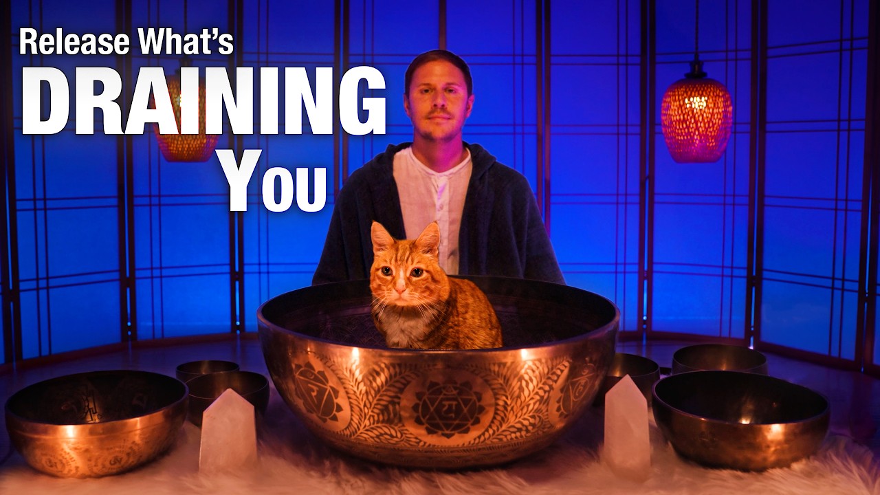 **NEGATIVE ENERGY DETOX** Tibetan Bowls SLEEP Sound Bath