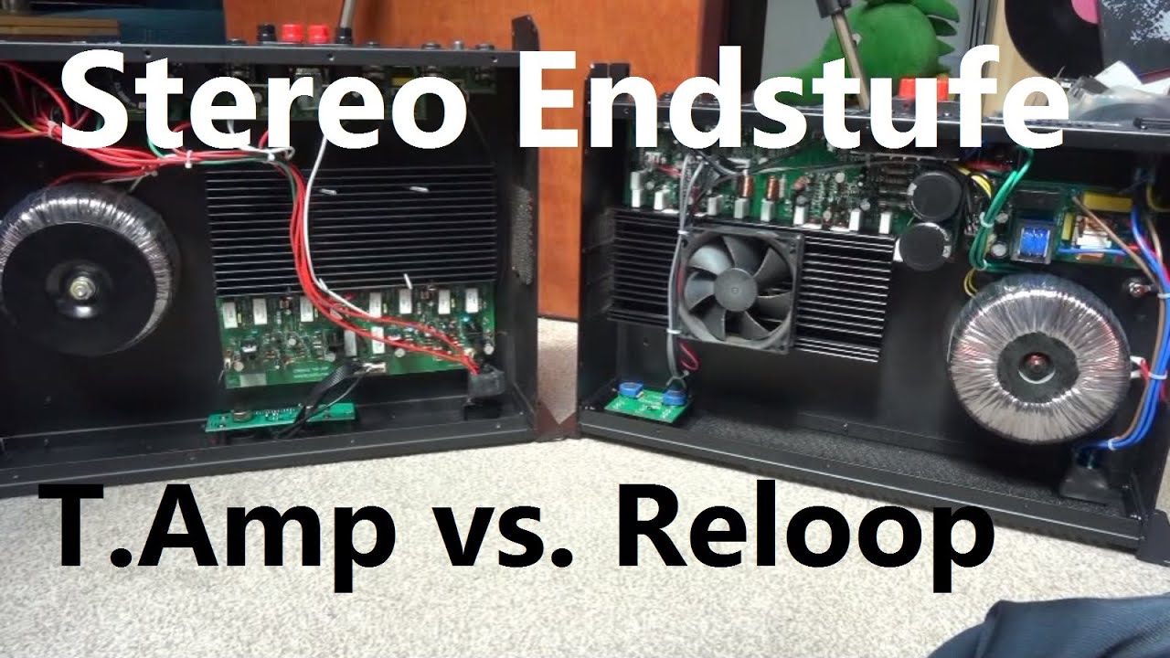 T.Amp E400 und Reloop Dominace 702 Endstufen Vergleich