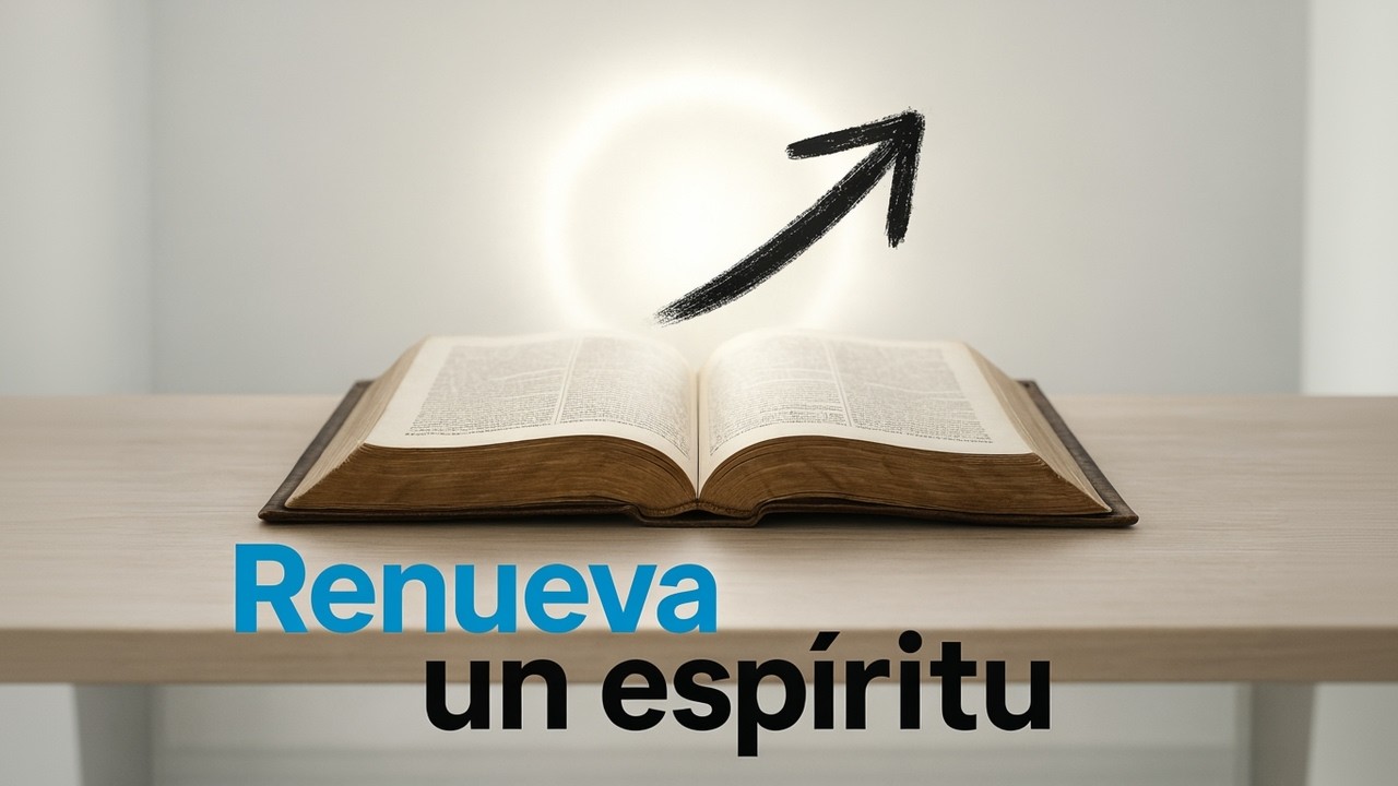 Renueva un espíritu recto dentro de mí